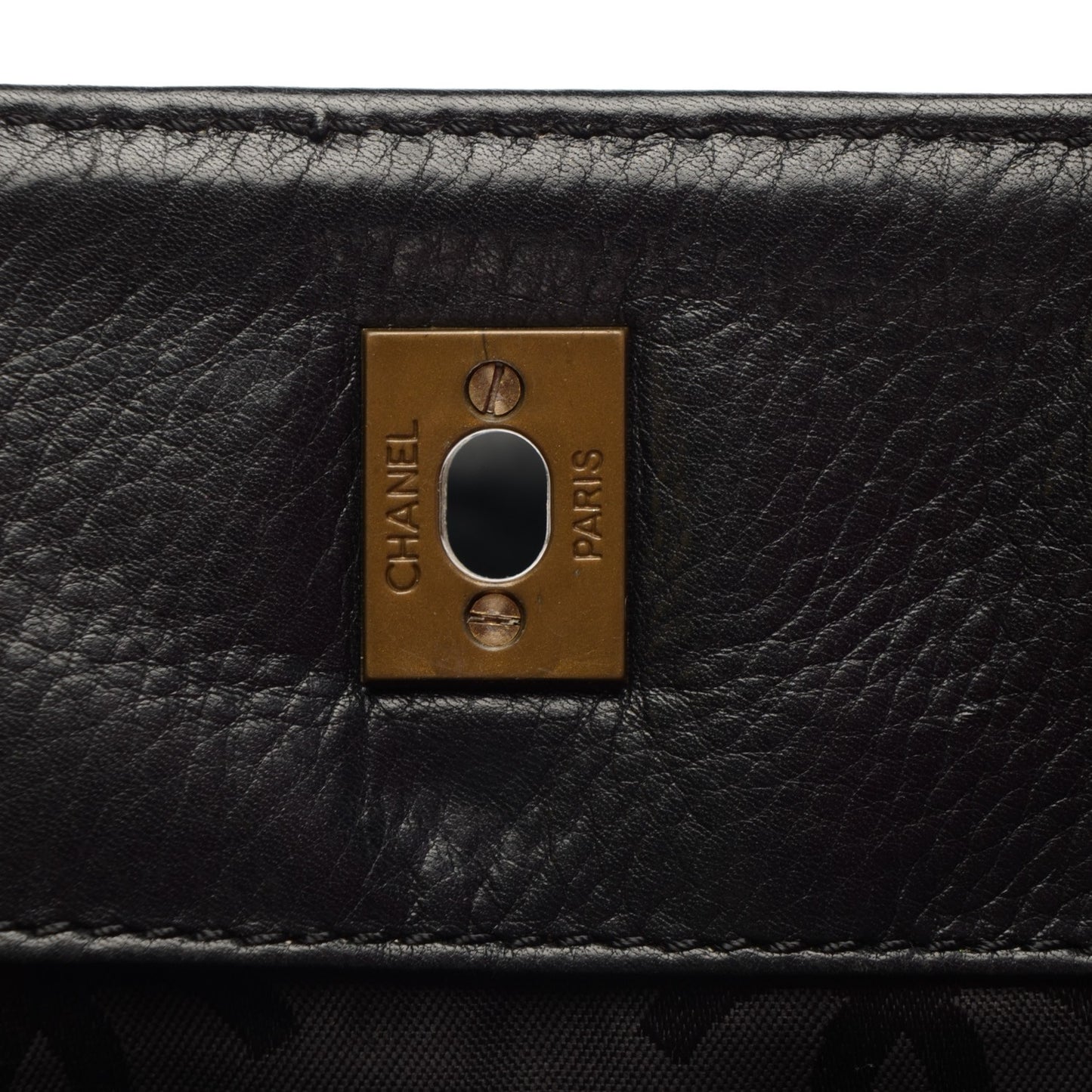 Calfskin Shopping Tote Black