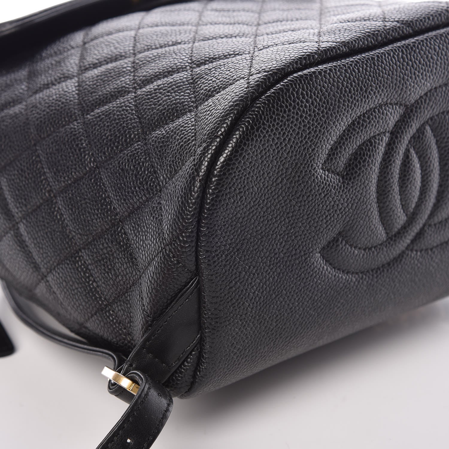 Chanel Caviar Quilted Filigree Backpack Black 5 of 9