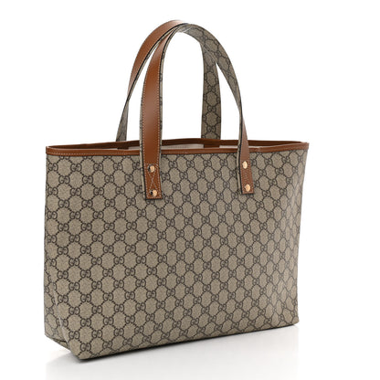 Gucci GG Plus Monogram Medium Signature Web Loop Tote Brown 3 of 10
