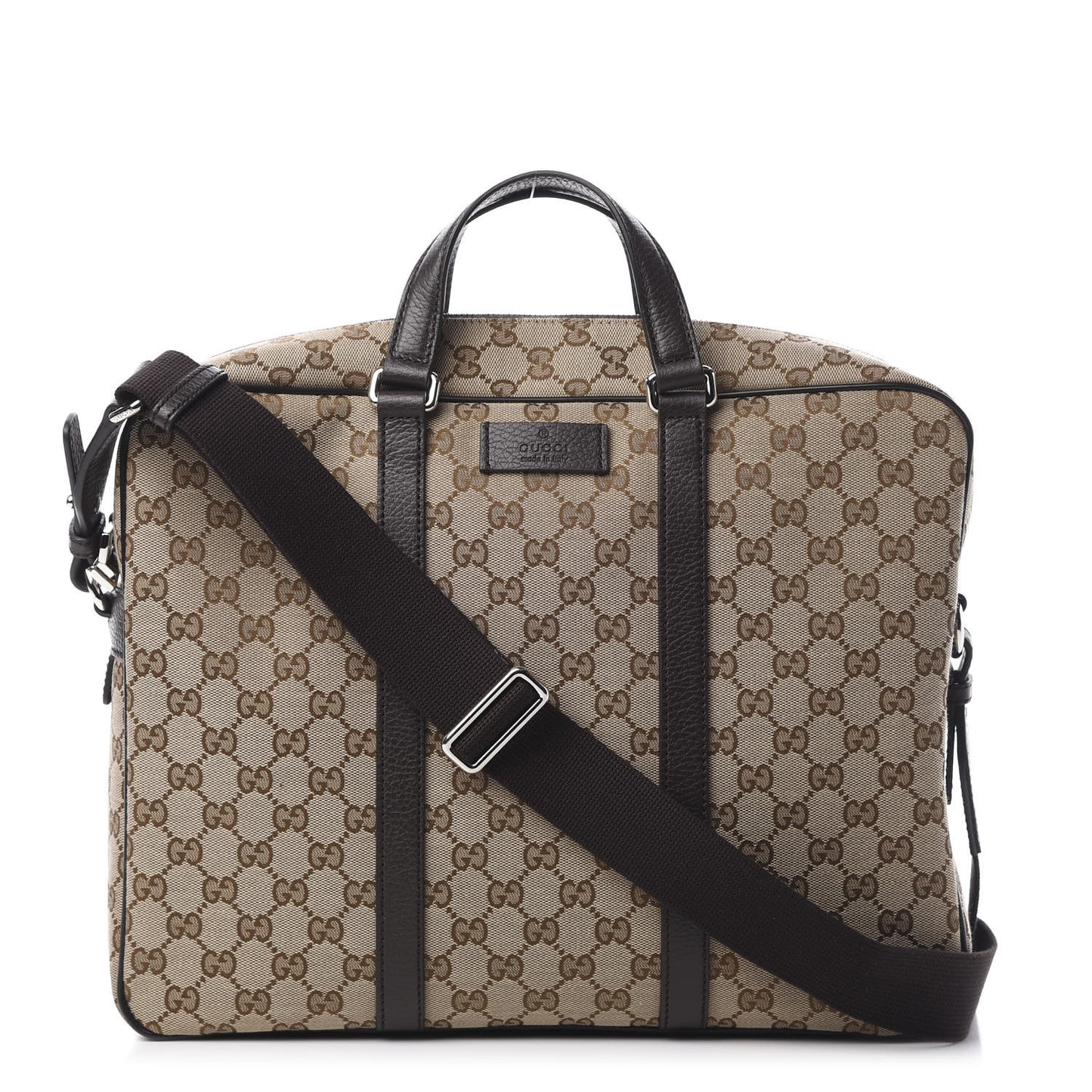 Monogram Briefcase Dark Brown