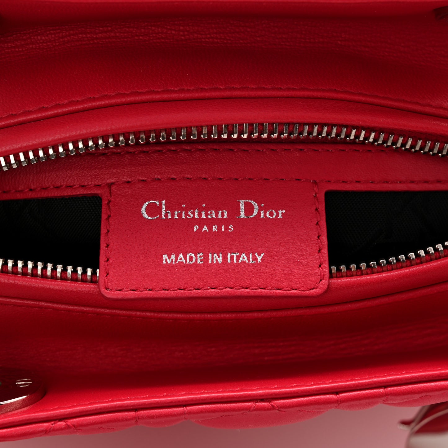 Lambskin Cannage Medium Lady Dior Pink