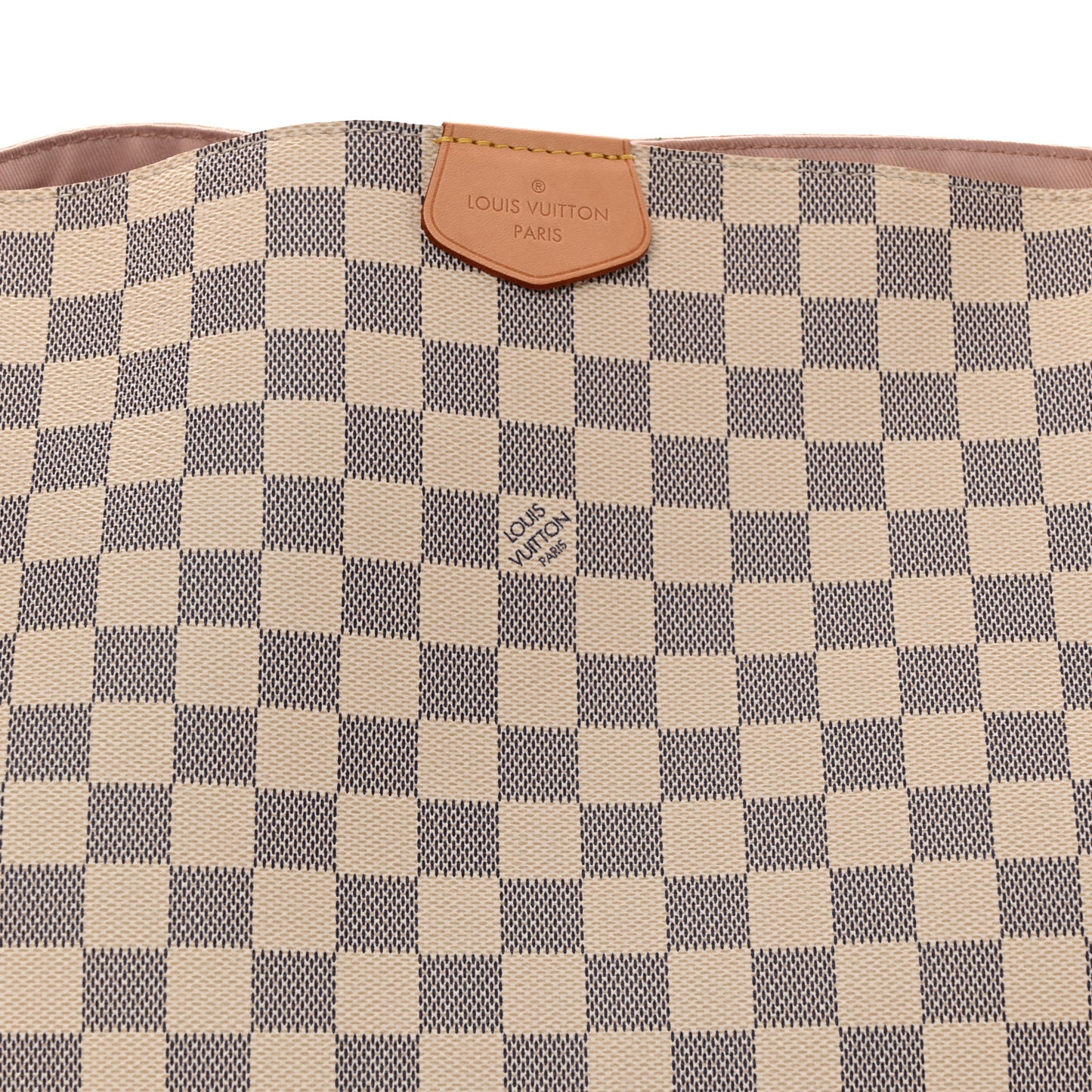 Damier Azur Graceful MM Rose Ballerine