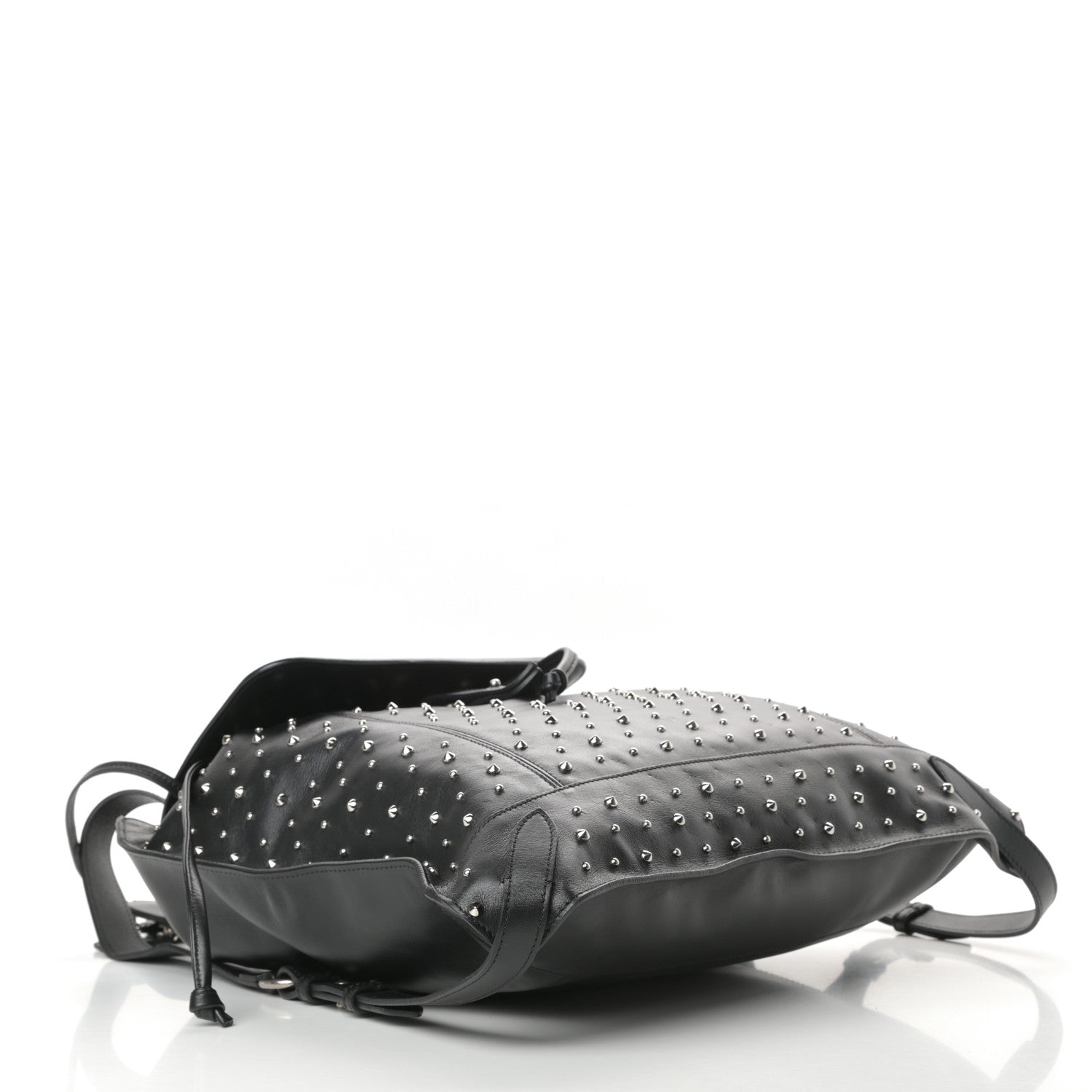 Alexander McQueen Calfskin Studded Padlock Backpack Black 5 of 15