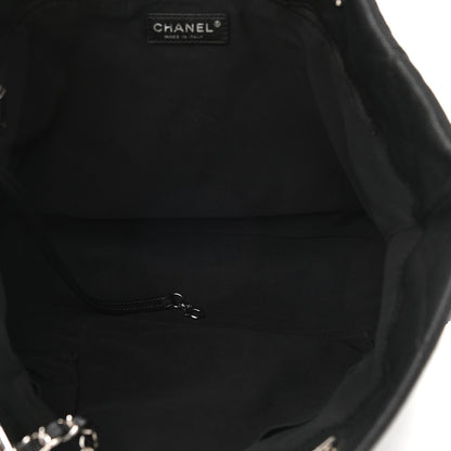 Chanel Caviar Quilted Large CC Tote Black 7 of 12