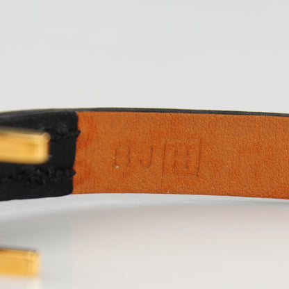 Hermes Chamonix Hapi 3MM Triple Tour Wrap Bracelet Medium Black 12 of 14