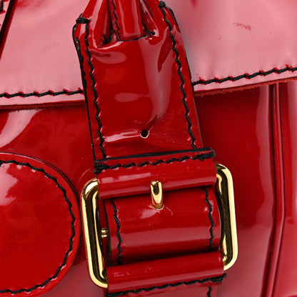 Valentino Garavani Patent Large Histoire Red 9 of 15