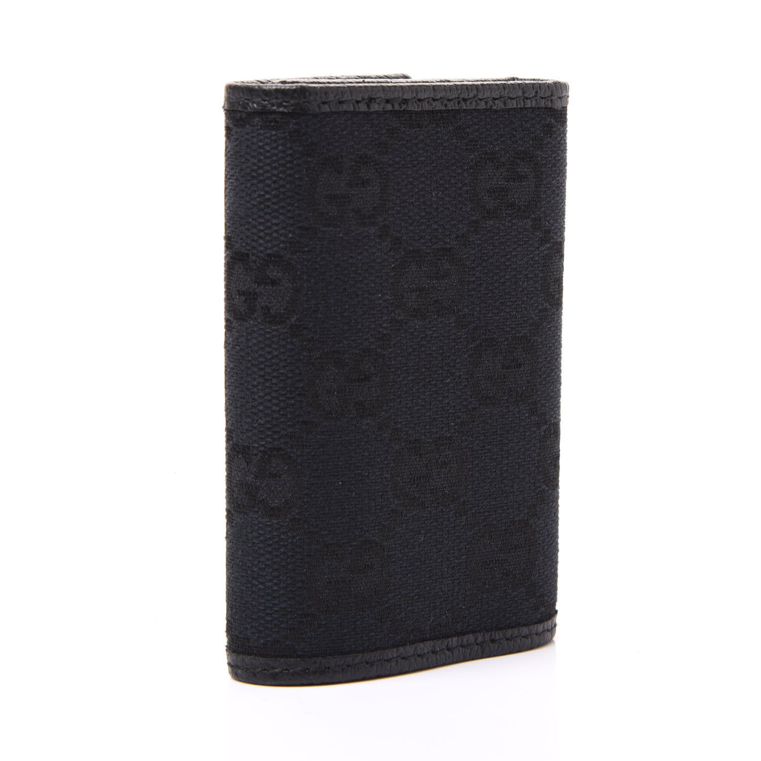 Gucci Monogram 6 Key Holder Case Black 2 of 10