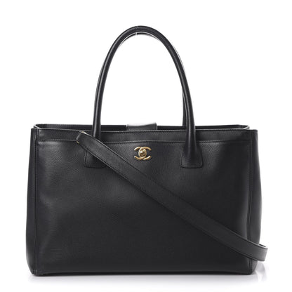 Chanel Calfskin Cerf Executive Shopper Tote Black 1 of 13