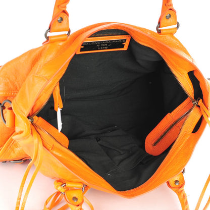 Balenciaga Agneau Classic Hardware City Tangerine 5 of 7
