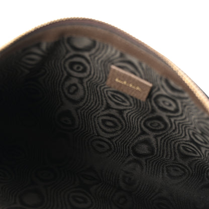 Gucci X BALENCIAGA BB Supreme Monogram Web Ophidia Wristlet Beige New Acero 5 of 9