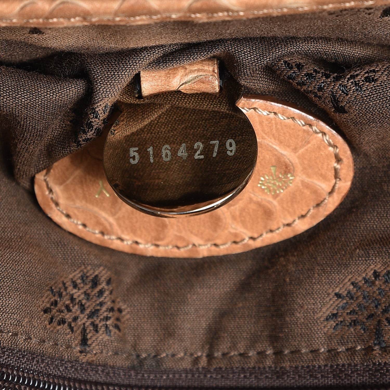 Mulberry Silky Snake Print Oversized Alexa Deer Brown 8 of 15