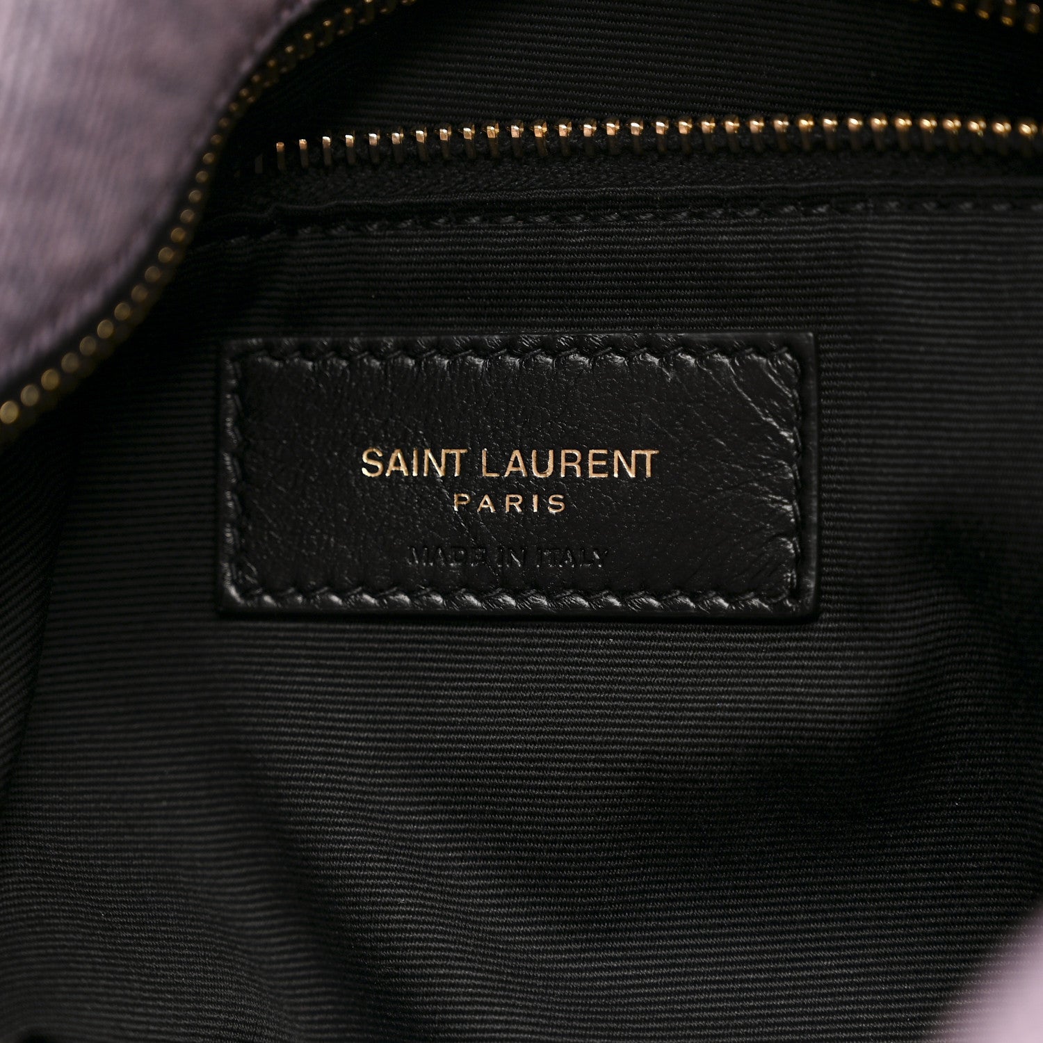 Saint Laurent Denim Quilted Small Loulou Puffer Monogram Chain Satchel Bleached Lilac 6 of 10