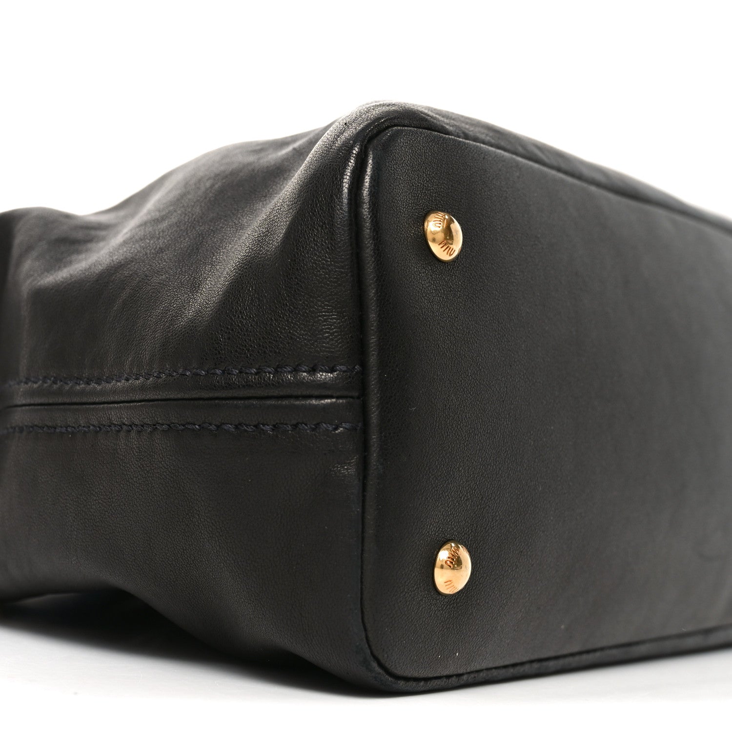 Miu Miu Nappa Medium Aventure Bag Black 8 of 9