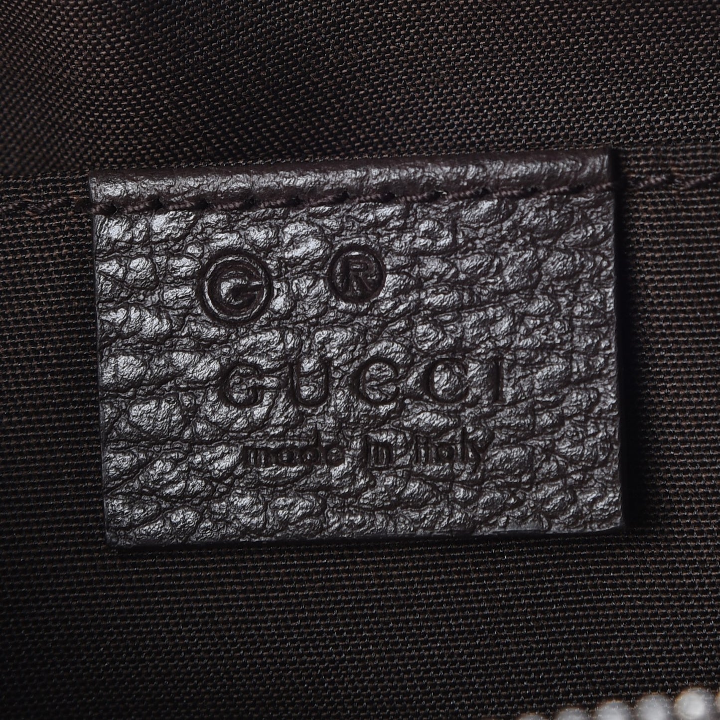 Monogram Belt Bag Dark Brown