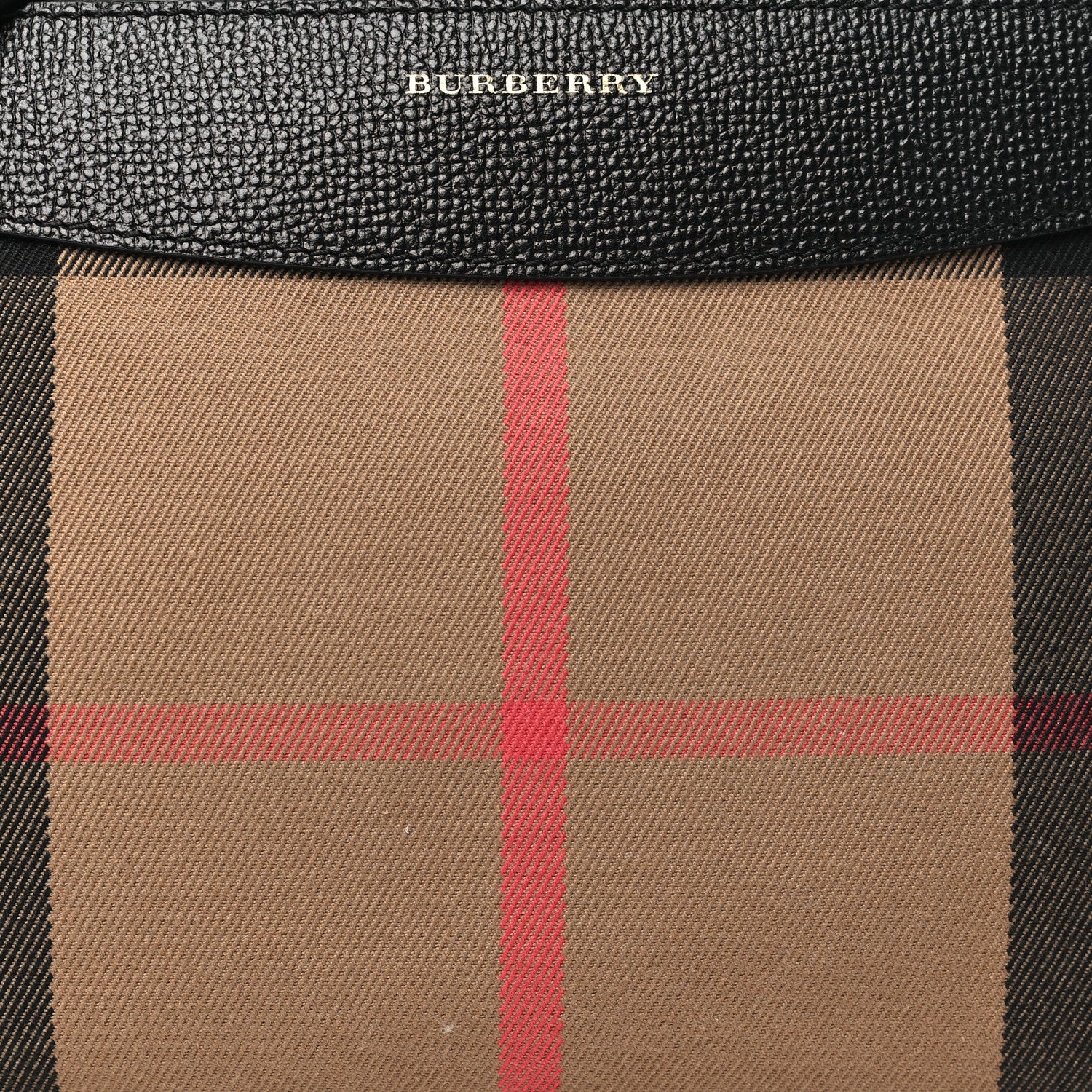 Burberry House Check Derby Peyton Crossbody Clutch Bag Black 7 of 9