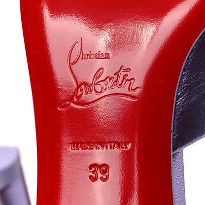 Christian Louboutin Metallic Nappa Me Dolly 100 Sandals 39 Liliac Smoke 6 of 7