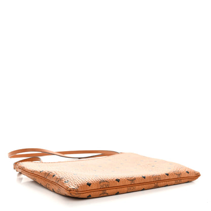 MCM Visetos Medium Crossbody Pouch Cognac 4 of 10