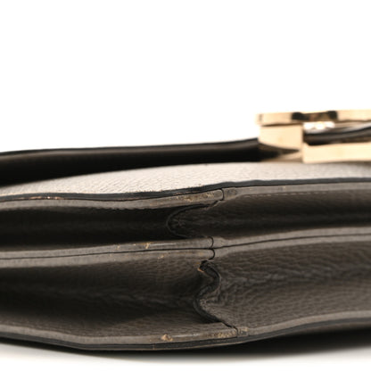 Gucci Dollar Calfskin Interlocking G Shoulder Bag Loess 10 of 13