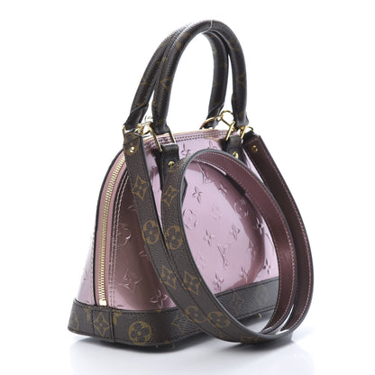 Louis Vuitton Vernis Epi Monogram Alma BB Rose Pale 3 of 10