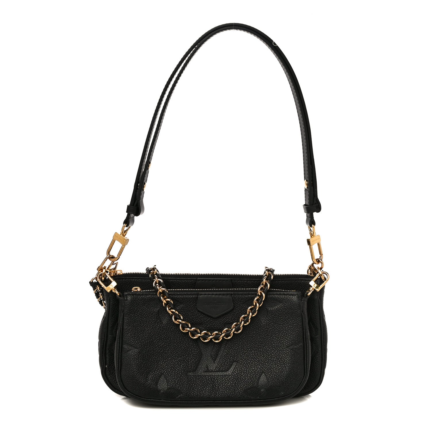 Louis Vuitton Empreinte Monogram Giant Multi Pochette Accessories Black 3 of 16