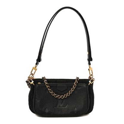 Louis Vuitton Empreinte Monogram Giant Multi Pochette Accessories Black 3 of 16