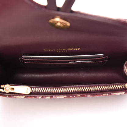 Christian Dior Oblique Saddle Belt Bag Bordeaux 7 of 11