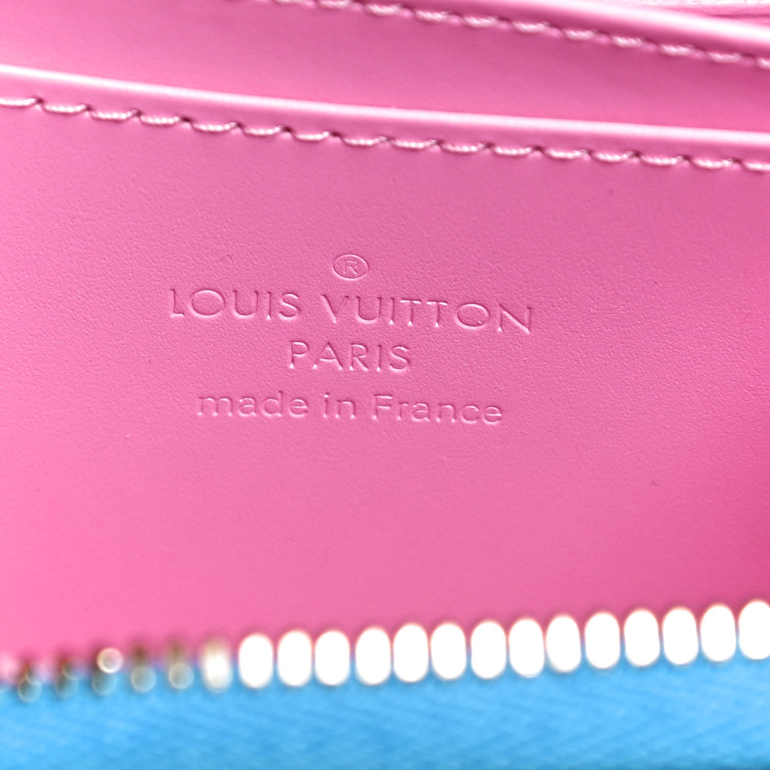 Louis Vuitton Vernis Valentine Mini Pochette Accessories Baby Blue Neon 6 of 9