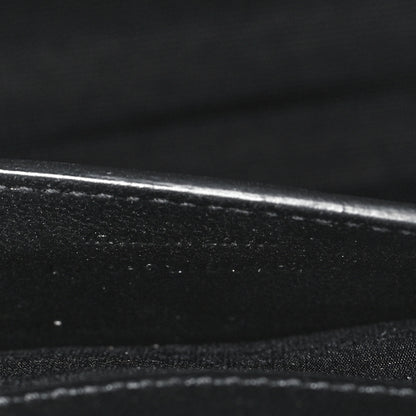 Saint Laurent Grain De Poudre Textured Mixed Matelasse Triquilt Medium Monogram Satchel Black 9 of 11