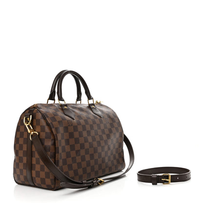 Louis Vuitton Damier Ebene Speedy Bandouliere 30 3 of 16