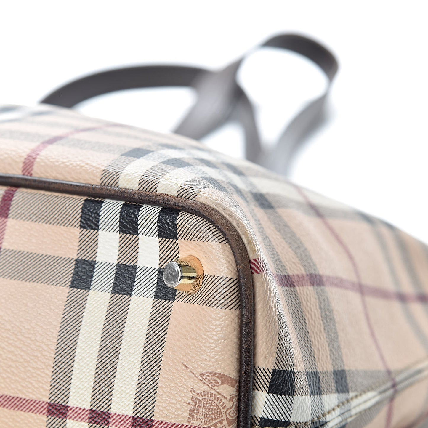 Haymarket Check Medium Regent Tote Chocolate
