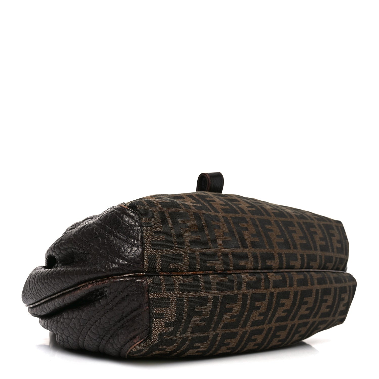 Fendi Zucca Nappa Nuvolata Vitello Tortuga Spy Tobacco Moro