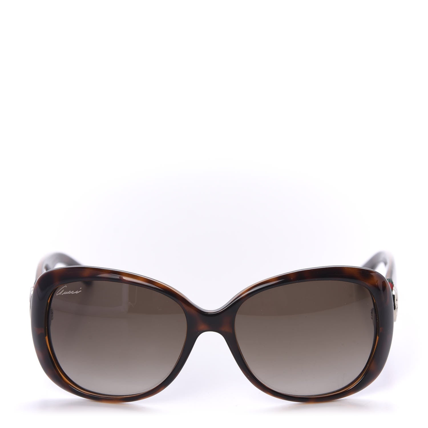 Gucci Optyl Frame Web Oversized Contrast Sunglasses 3644/S Tortoiseshell 2 of 8