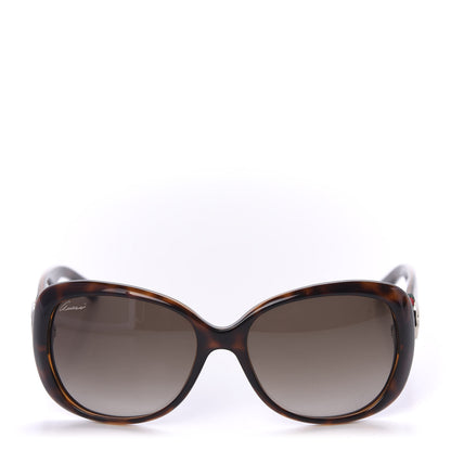 Gucci Optyl Frame Web Oversized Contrast Sunglasses 3644/S Tortoiseshell 2 of 8