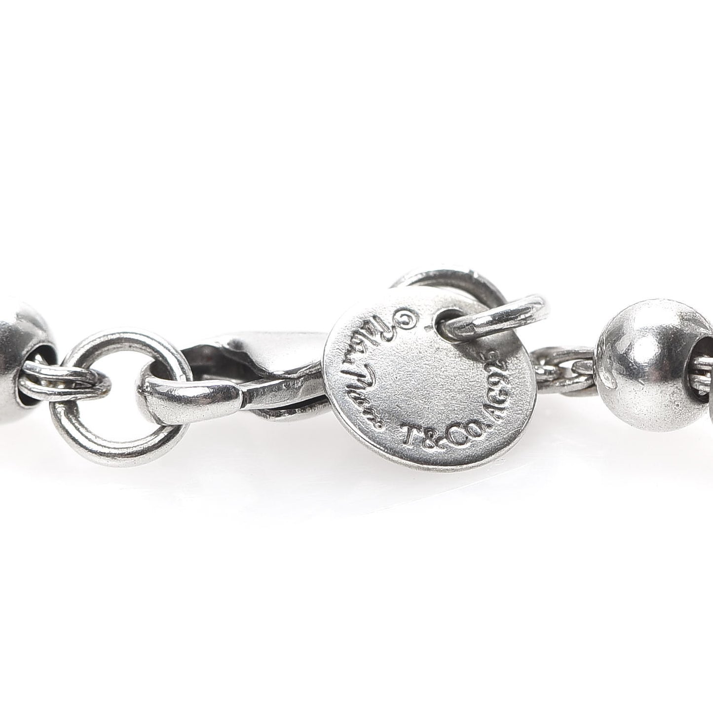 Sterling Silver Turquoise Paloma Picasso Beaded Dot Charm Bracelet