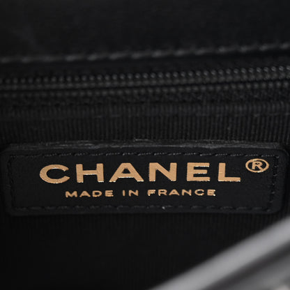 Chanel Tweed Calfskin School Memory Mini Top Handle Flap Black White Red Green Beige 6 of 11