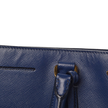 Prada Saffiano Lux Large Tote Bluette 8 of 13