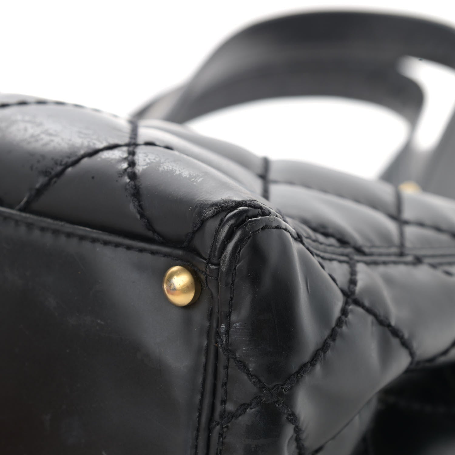 Chanel Calfskin Stitch Surpique Tote Black 9 of 21
