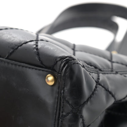 Chanel Calfskin Stitch Surpique Tote Black 9 of 21