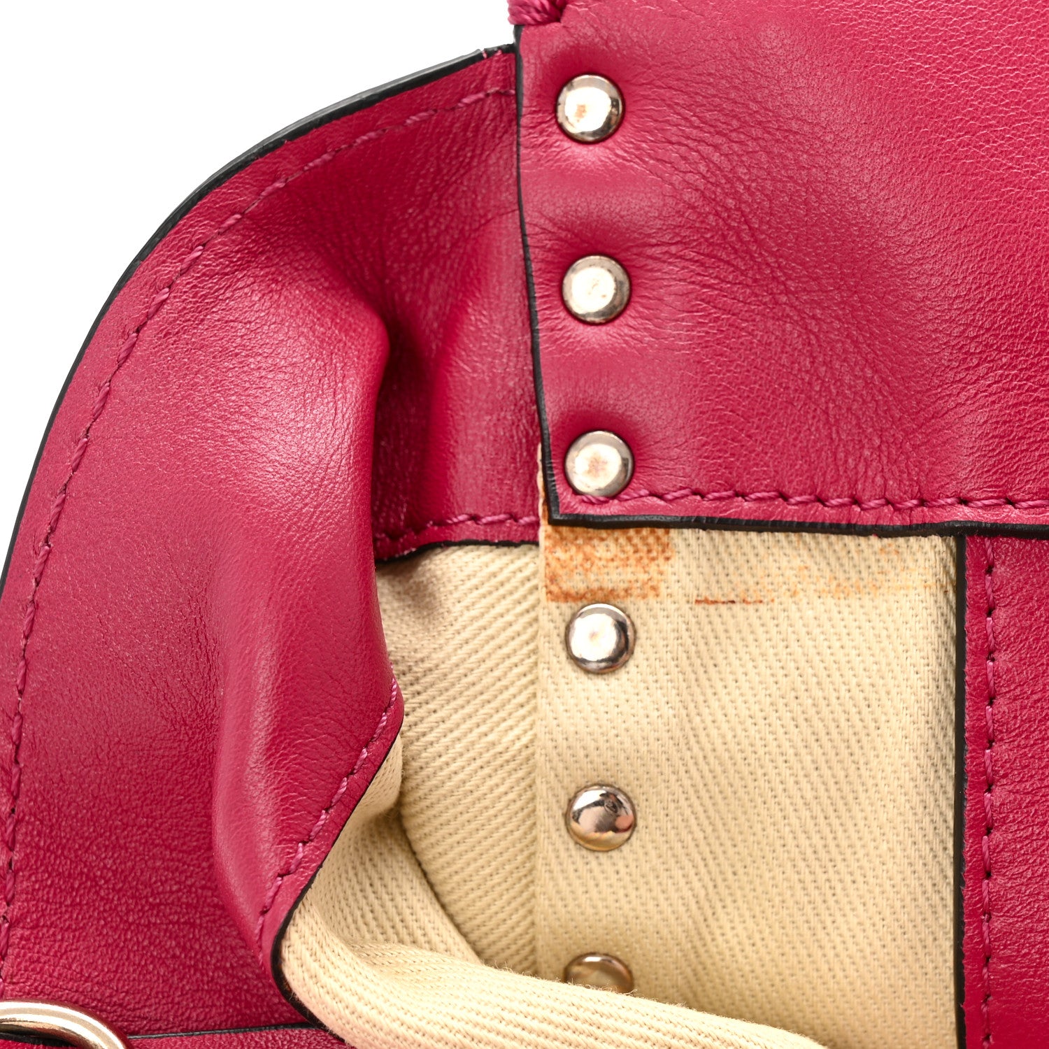 Valentino Garavani Vitello Medium Rockstud All Over Tote Cyclamin 11 of 11