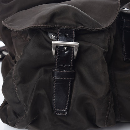 Prada Nylon Vela Small Backpack Ebano 12 of 16