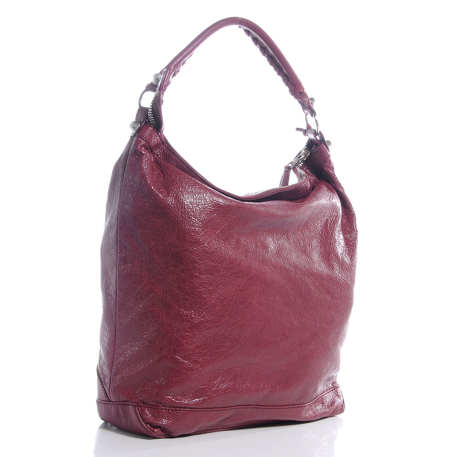 Balenciaga Agneau Giant 21 Silver Hardware Day Hobo Cassis 3 of 7