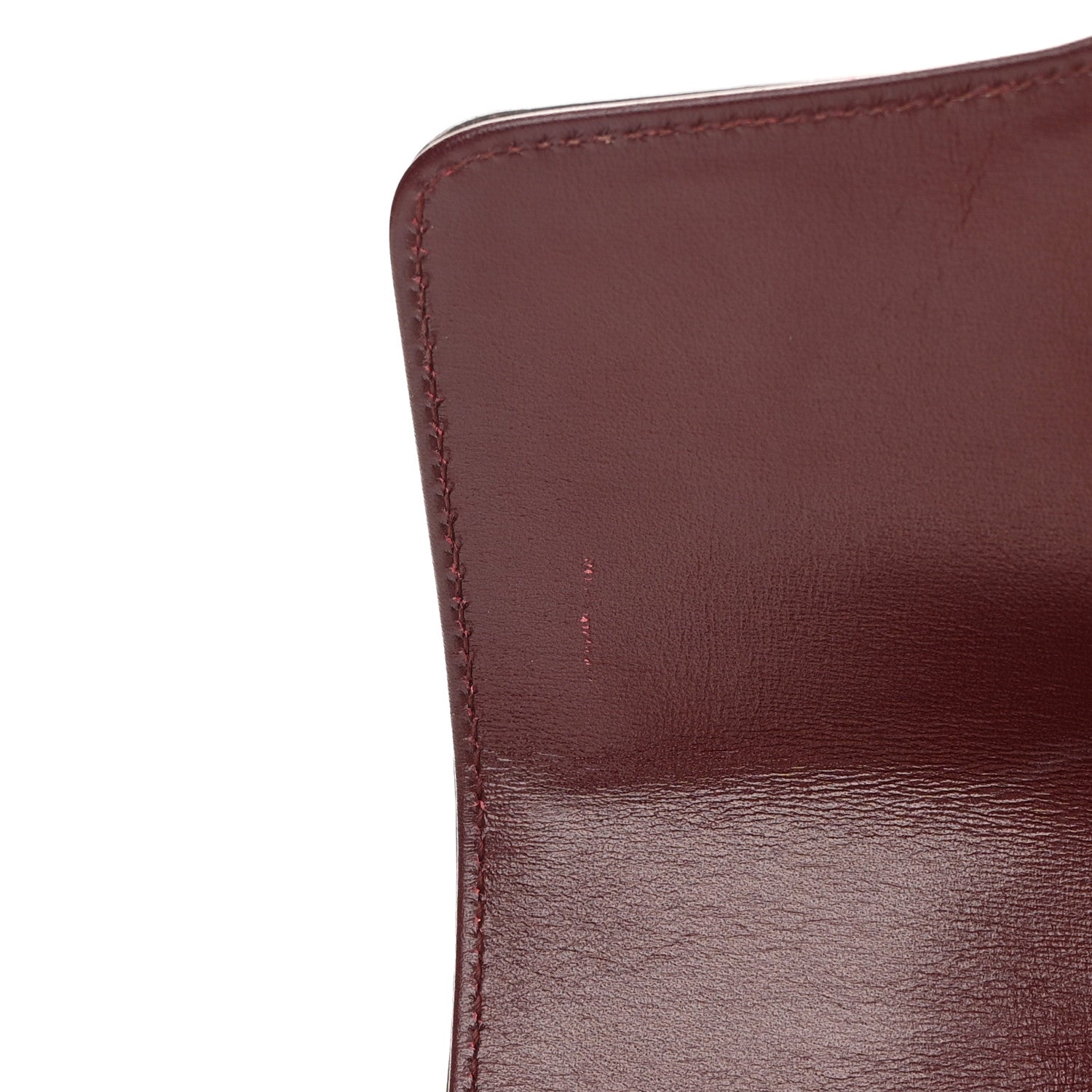 Gucci Vitello Palmellato Lux Small Arli Flap Shoulder Bag Vintage Bordeaux 13 of 19