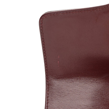 Gucci Vitello Palmellato Lux Small Arli Flap Shoulder Bag Vintage Bordeaux 13 of 19