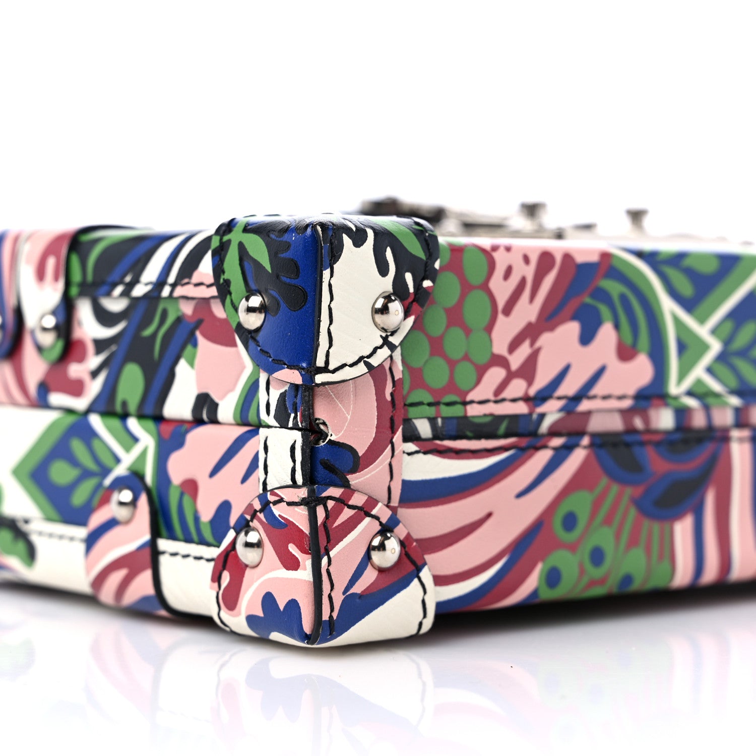 Louis Vuitton Epi Floral Petite Malle Rose Poudre Creme 7 of 9