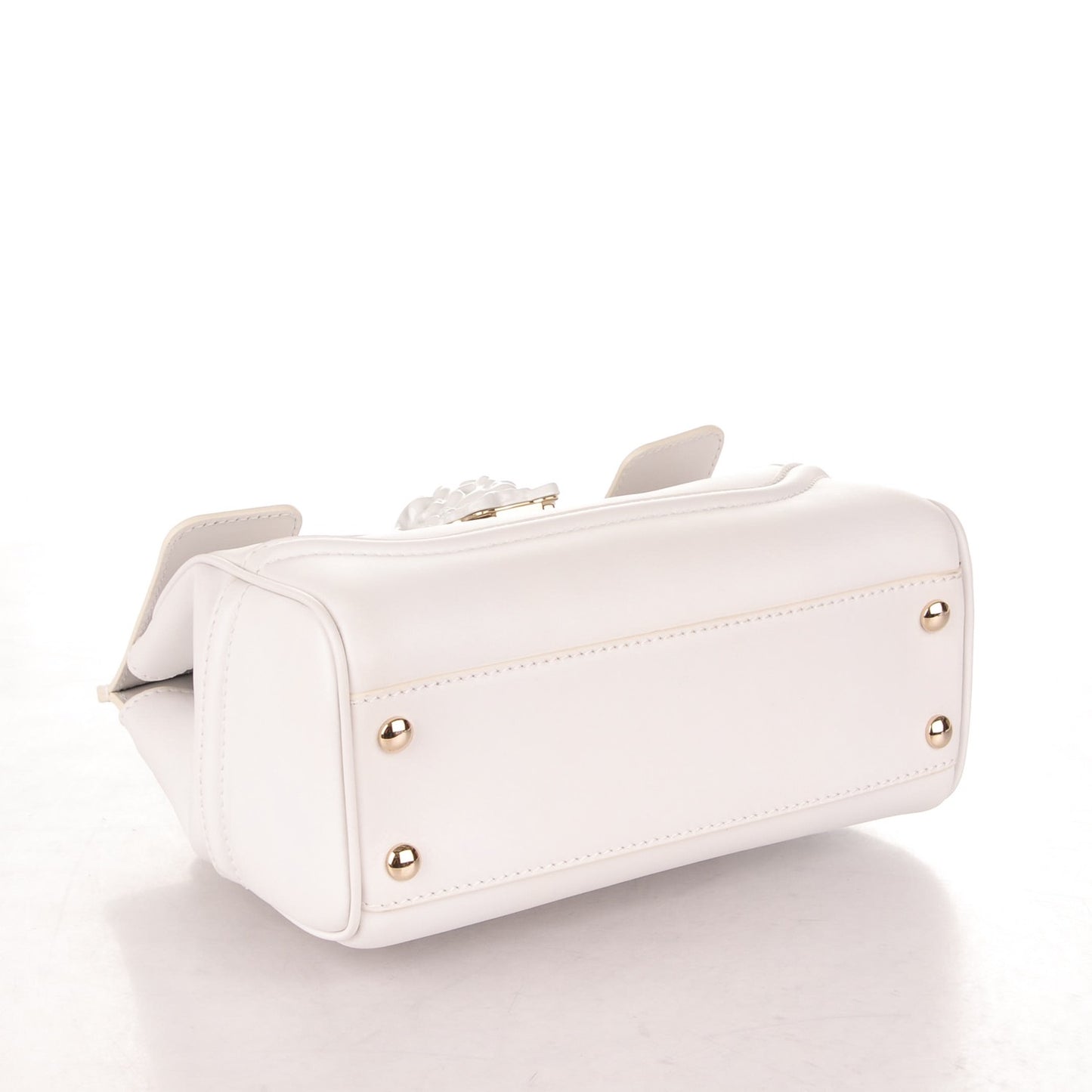 Calfskin Medium Palazzo Empire Bag White