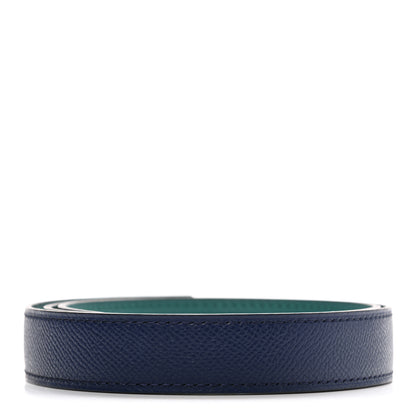 Hermes Swift Epsom 32mm Belt Strap 80 Malachite Bleu Saphir 2 of 7