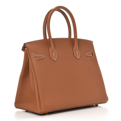 Hermes Togo Birkin 30 Gold 3 of 34