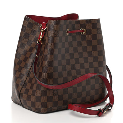 Louis Vuitton Damier Ebene Neonoe MM Cherry Berry 3 of 9