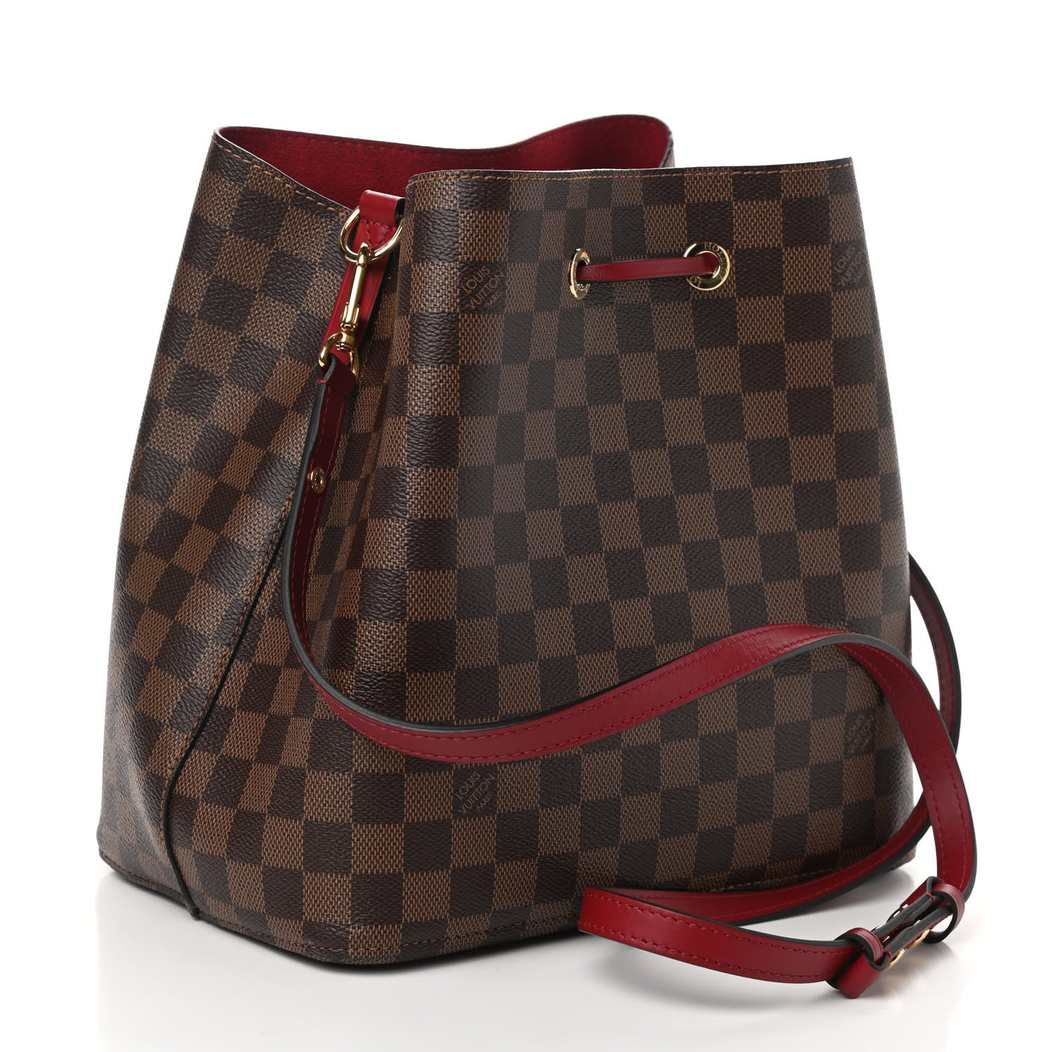 Louis Vuitton Damier Ebene Neonoe MM Cherry Berry 3 of 9