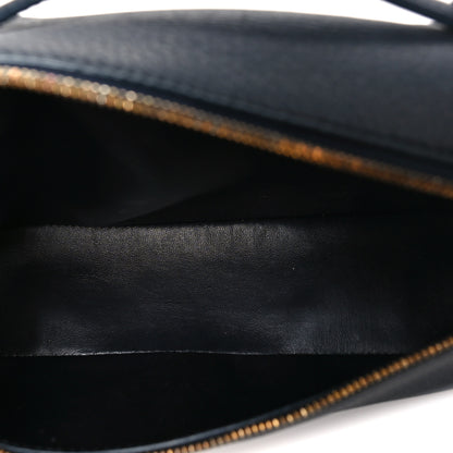 Loro Piana Grained Calfskin L19 Extra Pocket Pouch Navy 5 of 10